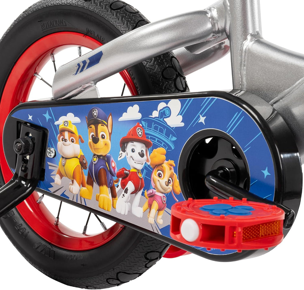 Huffy Paw Patrol Kids' Bikes, Sizes 12/16 Inch, Beginner Rider, Multiple Designs and Color Options Available, Removable Training Wheels Included, Fun Paw Patrol Graphics