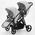 Double Stroller for Twins Infants and Toddlers, Foldable Tandem, Convertible Twin to Single Stroller, Compact Light Weight， Ages 0-3 Years (B0G1Y96QXZ)