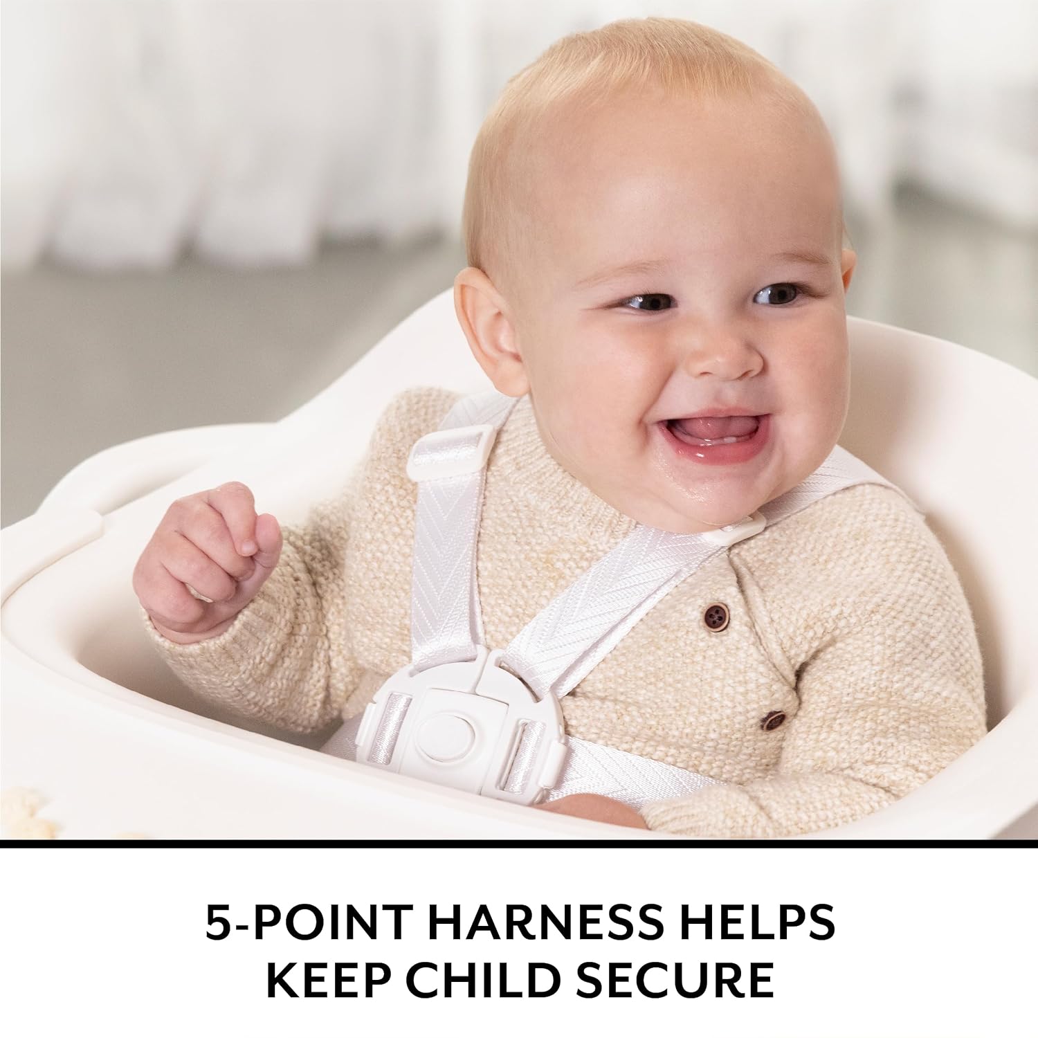 Evenflo RightSeat Multistage High Chair (Sea Salt White)