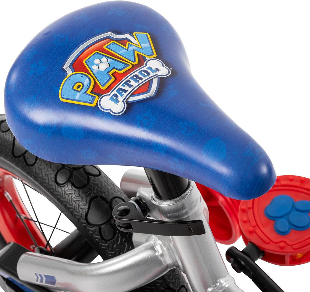 Huffy Paw Patrol Kids' Bikes, Sizes 12/16 Inch, Beginner Rider, Multiple Designs and Color Options Available, Removable Training Wheels Included, Fun Paw Patrol Graphics