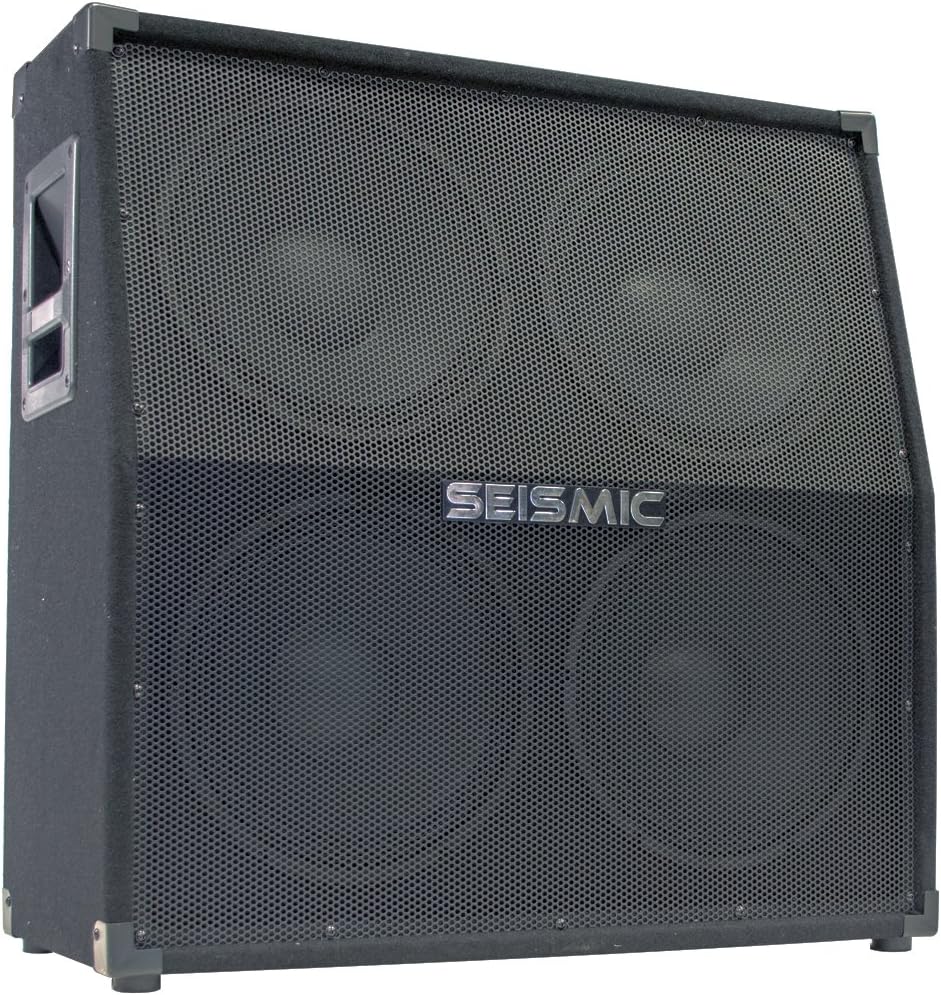 Seismic Audio - 412 Slant GUITAR SPEAKER CABINET - 4x12 400 Watts PA/DJ PRO AUDIO