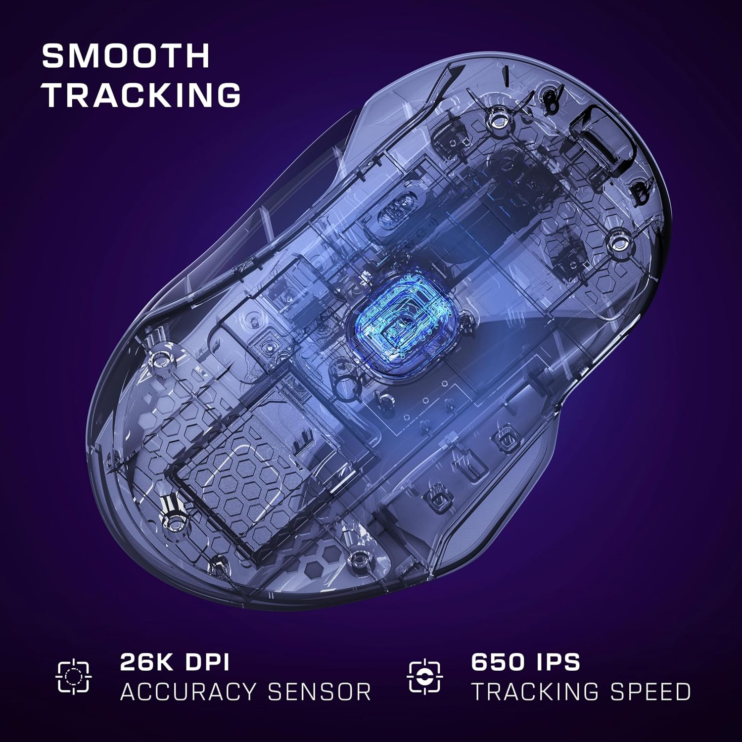 Turtle Beach Kone II Air Wireless RGB Gaming Mouse, 350-Hr Rechargeable Battery, 26000 DPI Optical Sensor, 100M Click Optical Switches, 21 Customizable Inputs, Ergonomic, 4D Scroll Wheel– Arctic White