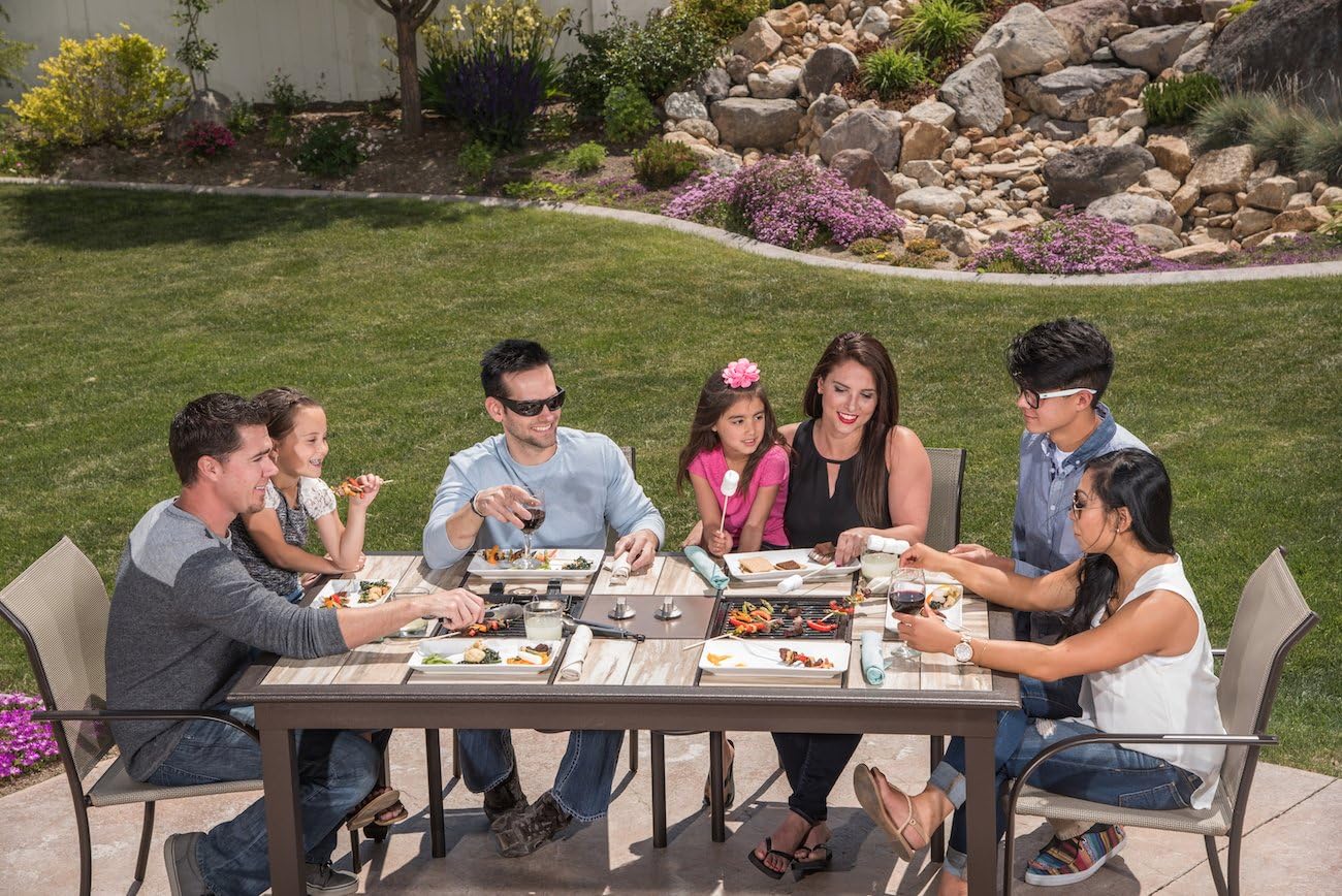 Generations Series Dual Table Grill W/Controls | Korean BBQ Table | Raclette Style | Hibachi | Fire Pit Inert Compatable | (Table sold Separately)