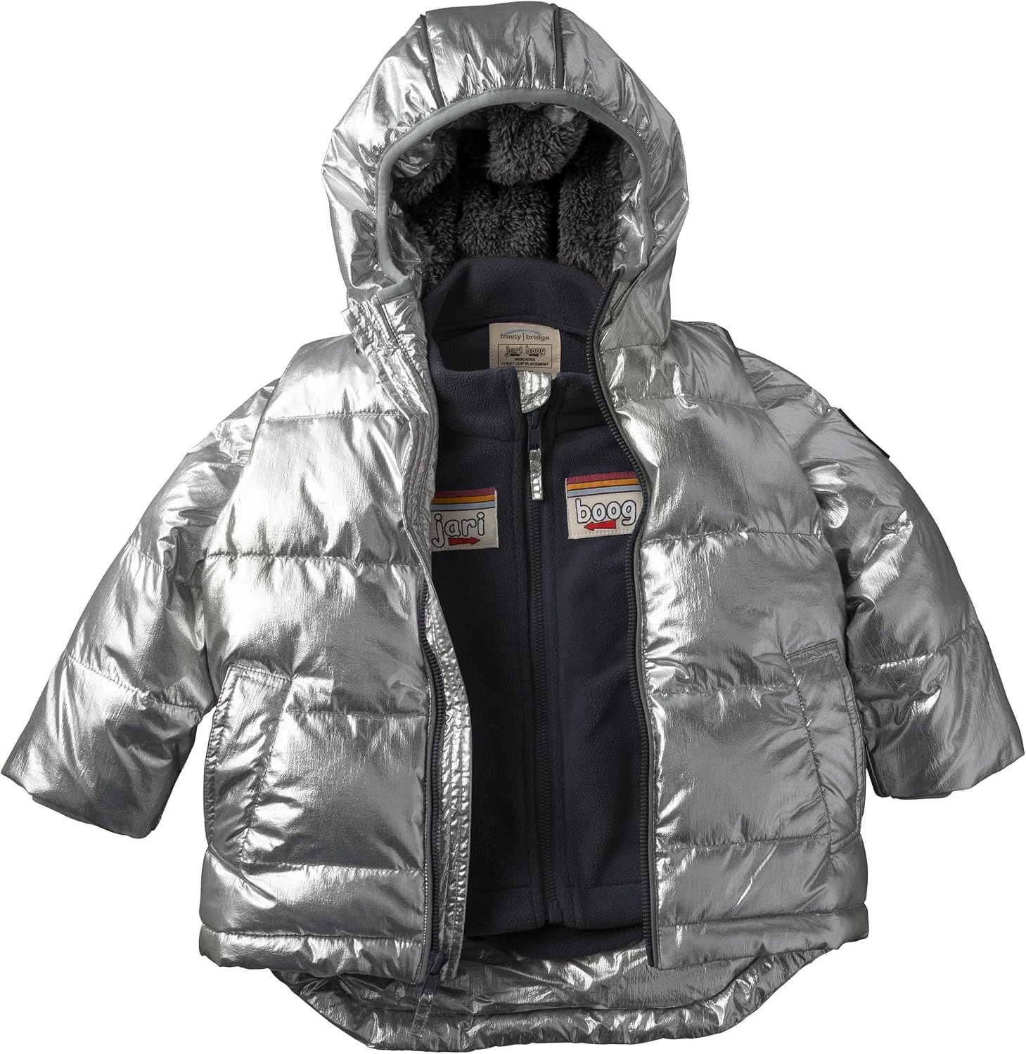 Jariboog Car Seat Coat - 3in1 Toddler Winter Jacket | Boys or Girls | Jacket with Removable Outer Vest