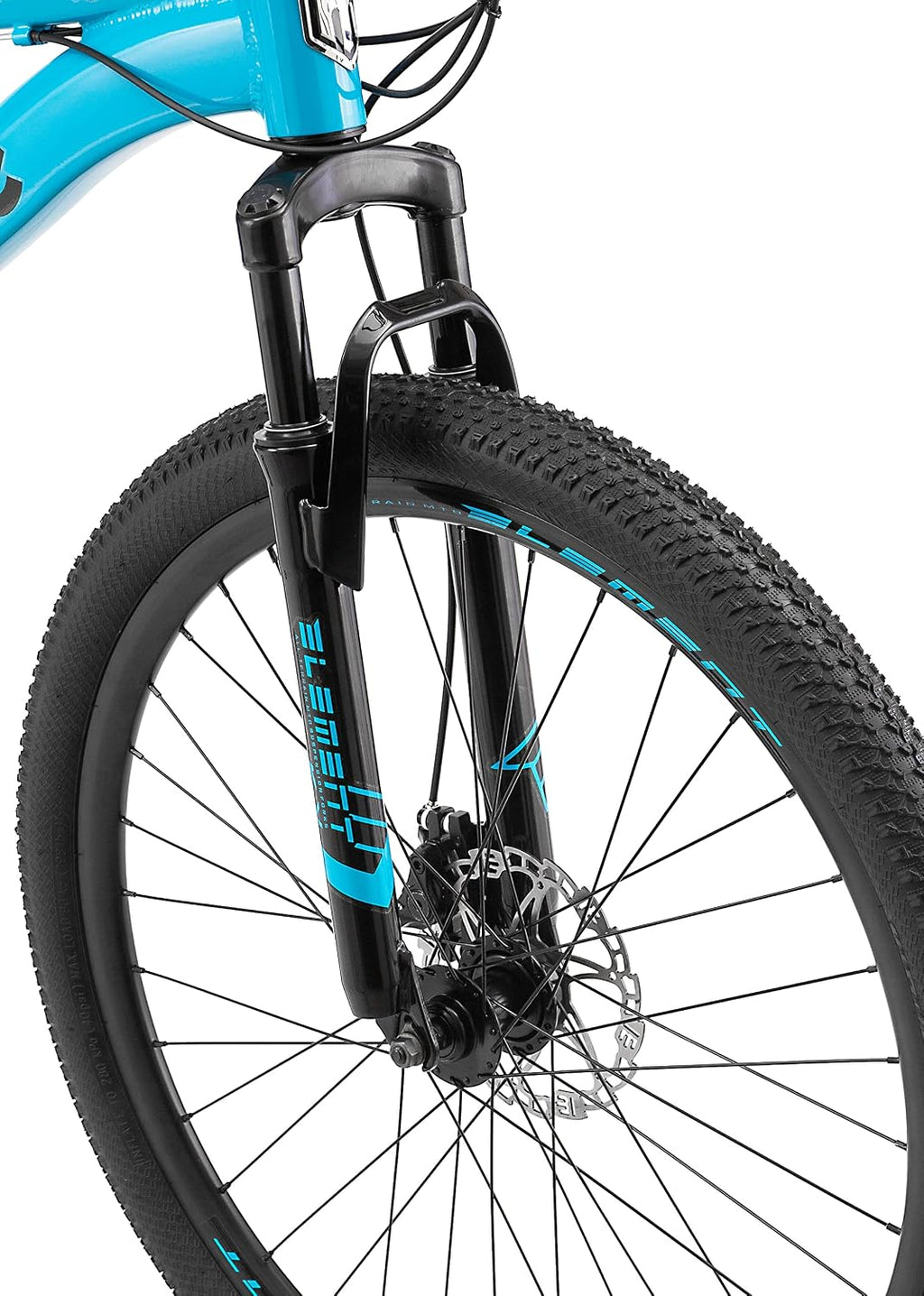 Mongoose Grafton Mountain Bike, 21 Speed, Aluminum Frame, Knobby Mountain Tires, Suspension Fork, Trigger Shifters, Mechanical Disc Brakes | Trigger Shifter, Aluminum Frame, Front Suspension
