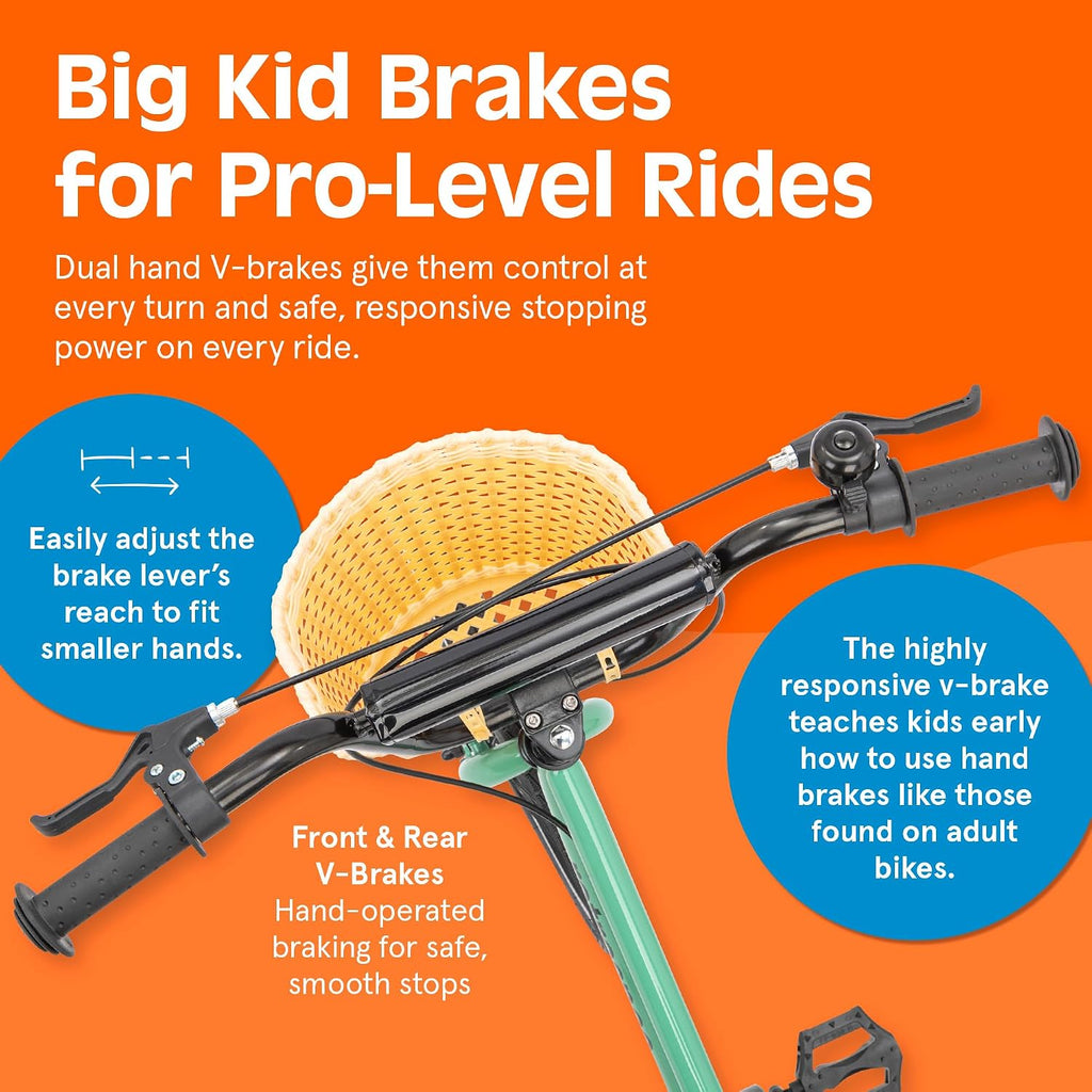 Retrospec Koda Plus Kids Bike for Boys & Girls Ages 6-8 Years - Children's Bicycle, Adjustable Seat & Handlebars