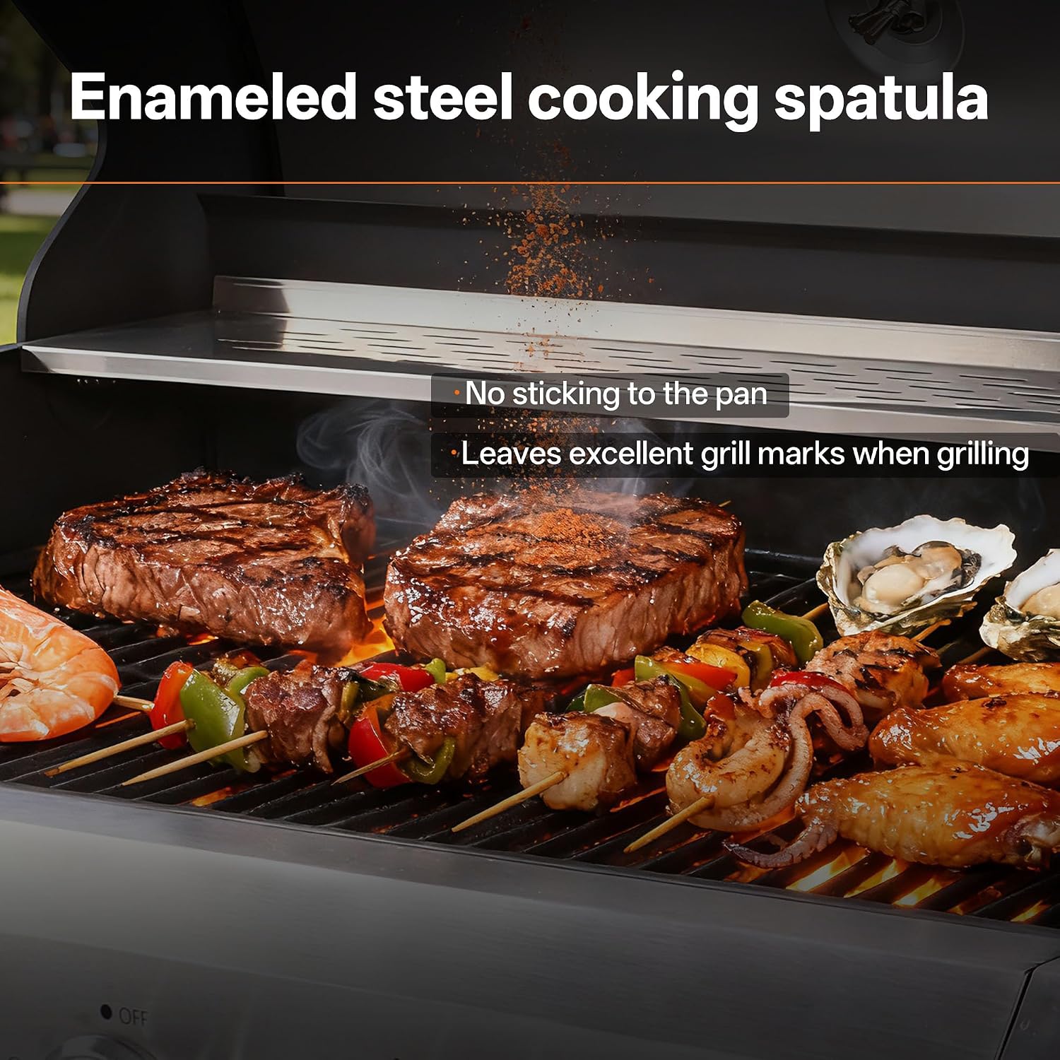 Endark 5-Burner 58,500 BTU Stainless Steel Outdoor Propane Gas Grill with Side Burner & Porcelain Grates | Wheeled BBQ Grill for Patio, Garden, Backyard