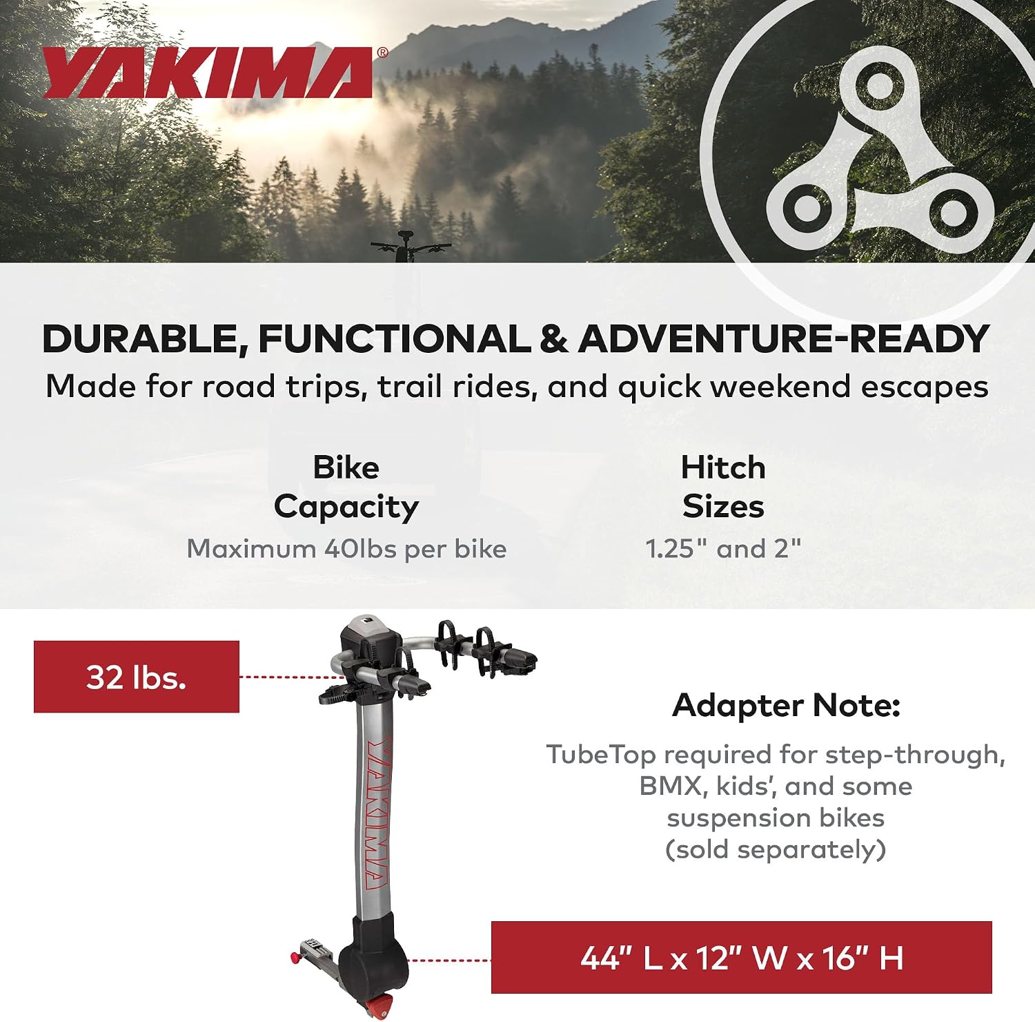 RidgeBack Hitch Bike Rack