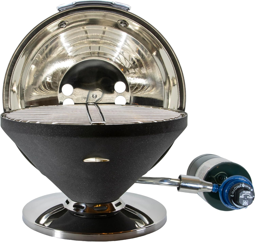 Magma C10-105-G Graphite Beach Fire Gas Grill | Portable Gas BBQ | Compact Propane Grill | Stylish Outdoor Cooker