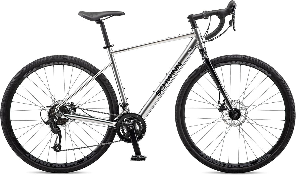 Schwinn Sporterra RX Gravel Bike, 700c Mens and Womens Bike, 14-Speed Drop Bar Gravel Bicycle, Mechanical Disc Brakes, Rigid Fork, Aerodynamic Riding Position, Quick Release Seat Post, Adult Bicycle | Drop Bar, Gravel Bicycle, Rigid Fork
