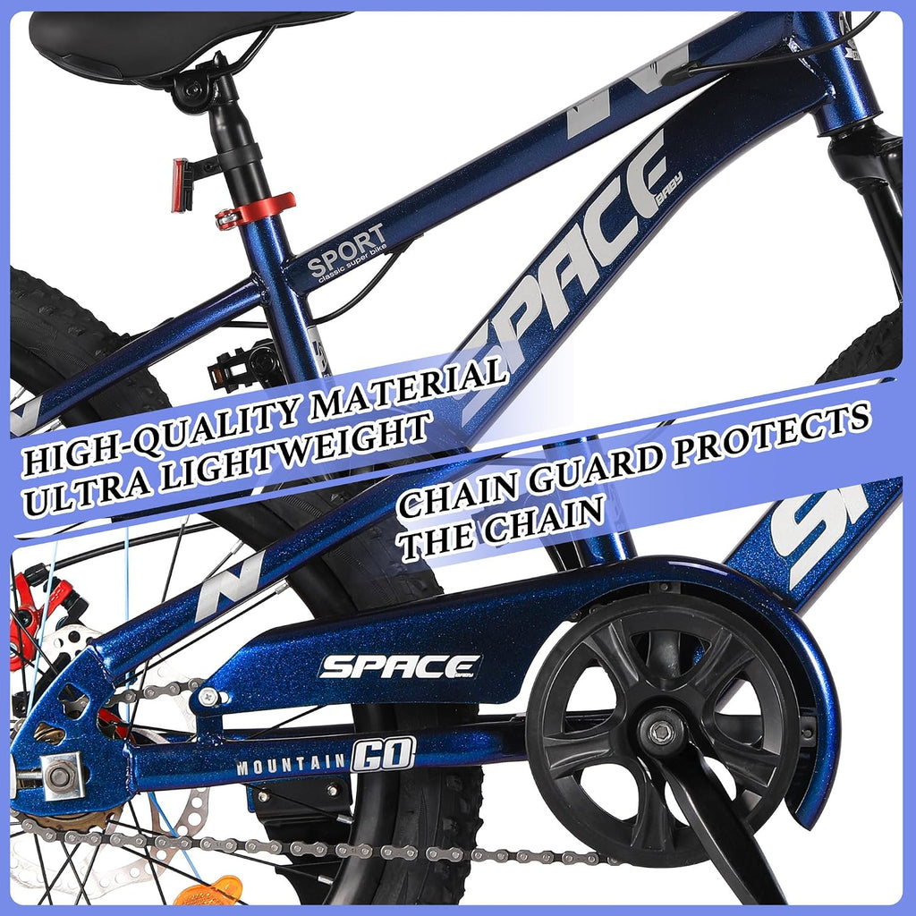 Kids Bike-18 20 Inch Bike for Boys and Girls Bicycle with Adjustable Seat and Handbrake, Bikes for Kids 7-13