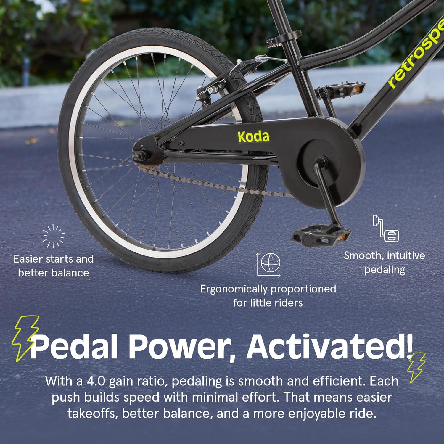 Retrospec Koda Plus Kids Bike for Boys & Girls Ages 6-8 Years - Children's Bicycle, Adjustable Seat & Handlebars