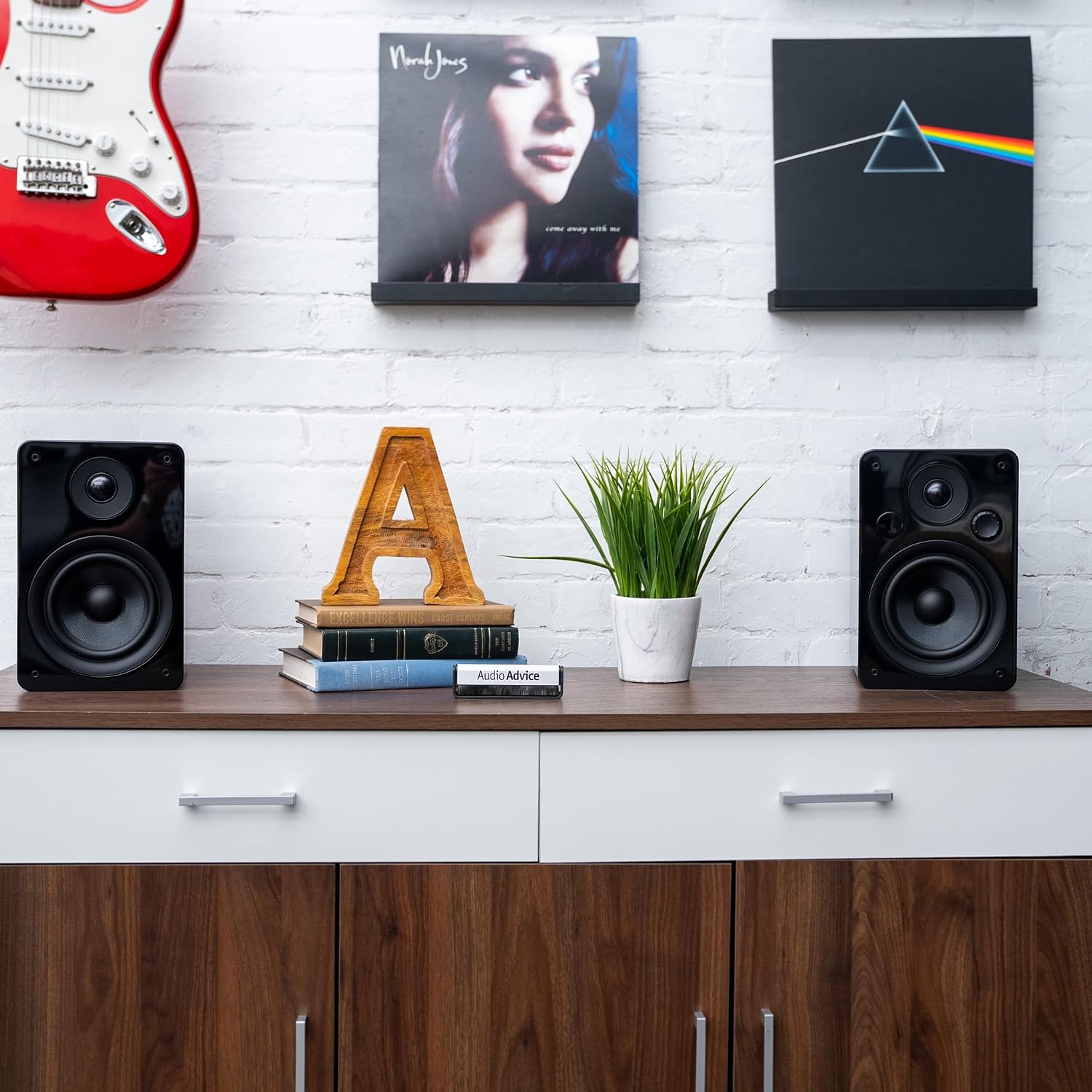 Peachtree Audio M25x Powered Bookshelf Speakers (Pair) – Piano Black | Bluetooth Wireless & Wired | 5.25' Woofer, USB Input, Subwoofer Out, Remote Control
