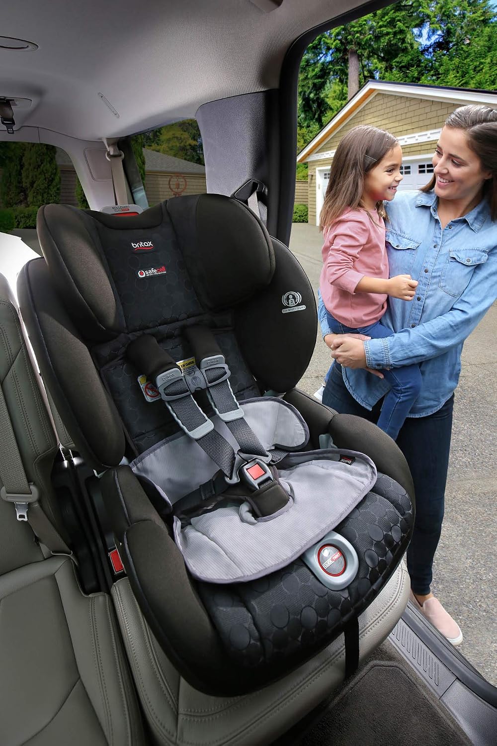 Britax Car Seat Waterproof Liner - Moisture Wicking Fabric No Slip Grip Machine Washable Crash Tested (Pack of 6)