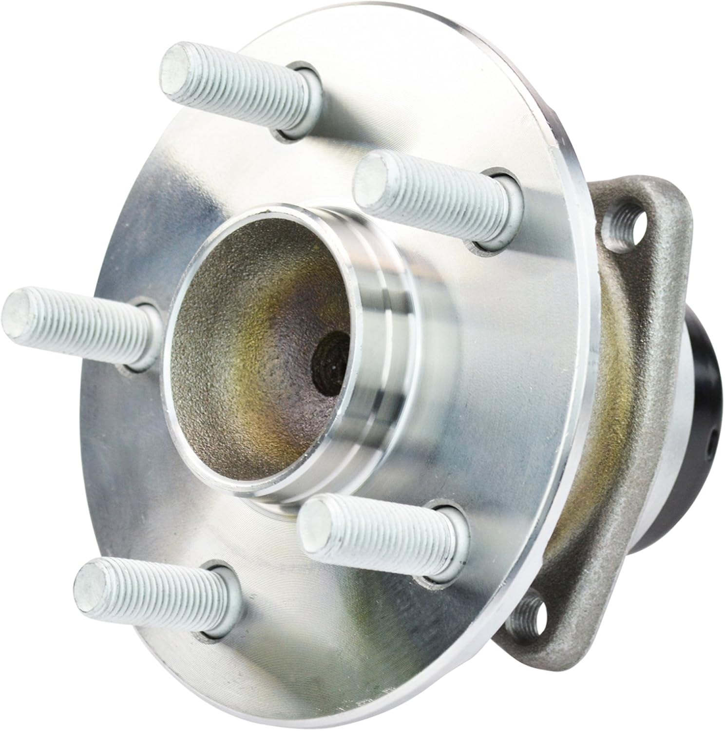 TRQ 2 Piece Front Rear Wheel Bearing & Hub Assembly Set Compatible with 2004-2009 Toyota Prius