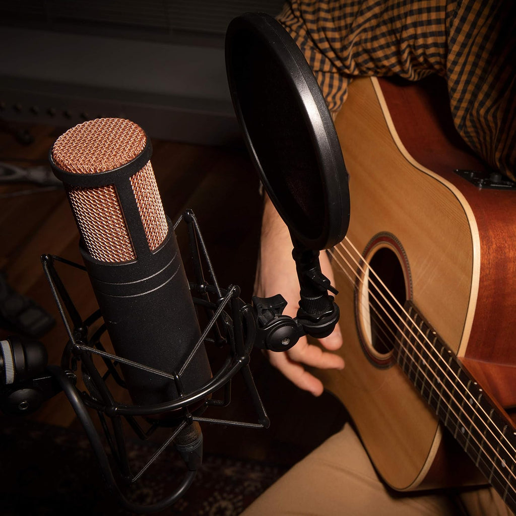 Antelope Audio Edge Duo Double Membrane Condenser Microphone — USB/XLR Mic Compatible w/PC — Professional Studio Microphone for Singing, Podcasting, Gaming, Recording, Streaming, Instruments & Vocals