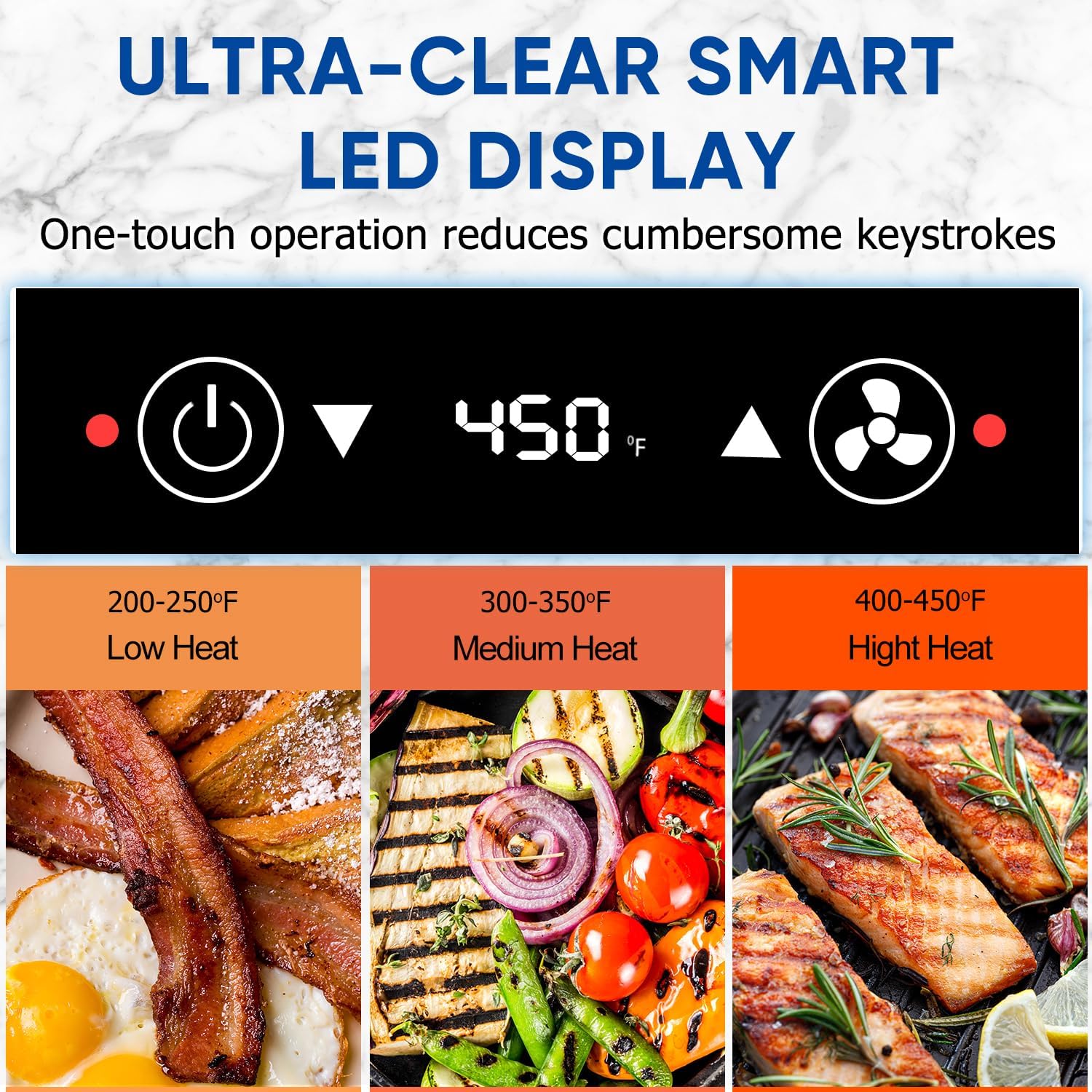 Indoor Grill CUSIMAX Electric Smokeless Grill Portable Korean BBQ with Turbo Smoke Extractor Technology, Non-stick Removable Plate, Tempered Glass Lid, Great for Party(Single Plate)
