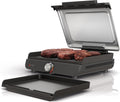 Ninja Griddle and Indoor Grill, 14'', Electric Grill, For Steak, Burgers, Salmon, Veggies, and More, Pancake Griddle, Nonstick, Dishwasher Safe, 500F, Even Cooking, Silver, GR101