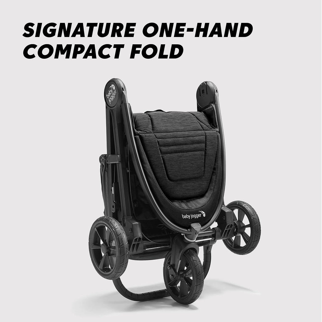 Baby Jogger® City Mini GT2 All-Terrain Travel System, Car Seat Stroller Combo with City GO 2 Infant Car Seat, One Hand Fold Baby Stroller, Opulent Black
