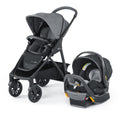 Chicco Corso Primo ClearTex Modular Travel System, Corso Primo Modular Stroller with KeyFit 35 Zip ClearTex Infant Car Seat and Base, Aspen/Black