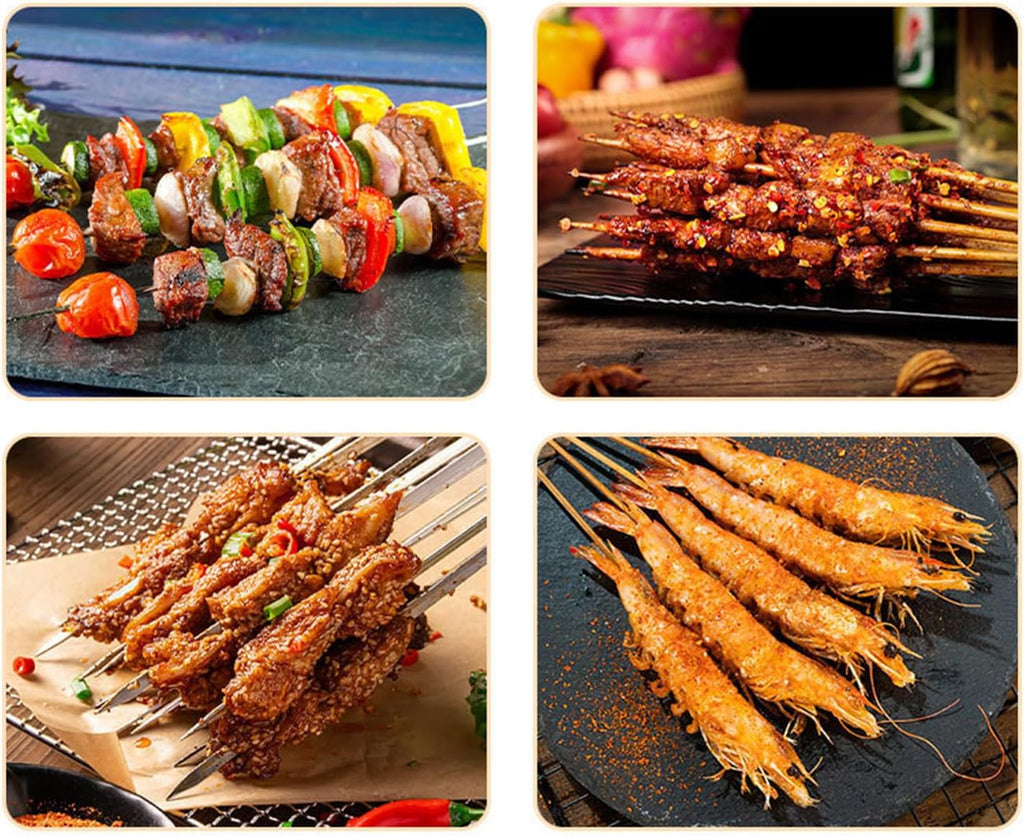 1500W Electric Rotating Vertical Rotisserie Grill,360 Fully Automatic Barbecue Shawarma Machine,w/Oil-Receiving Cup,8 Grilling Forks
