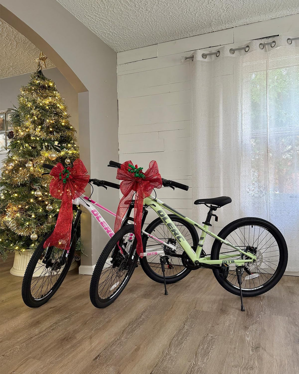 Glerc 20 24 Inch Kids Bike, Kids Mountain Bike for Boys and Girls Ages 6-15, 21-Speed Skyline Bicycle with Front Suspension and Disc Brakes, Multiple Colors