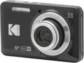 Kodak PIXPRO FZ55-BK 16MP CMOS Sensor Digital Camera 5X Optical Zoom 28mm Wide Angle 1080P Full HD Video 2.7' LCD Vlogging Camera (Black)