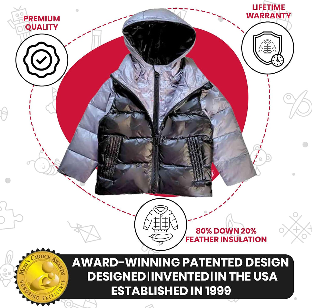 ONE KID The Road Coat Down | Car Seat Safe Winter Jacket | Crash Tested | Unisex | 12 Months-8 Years