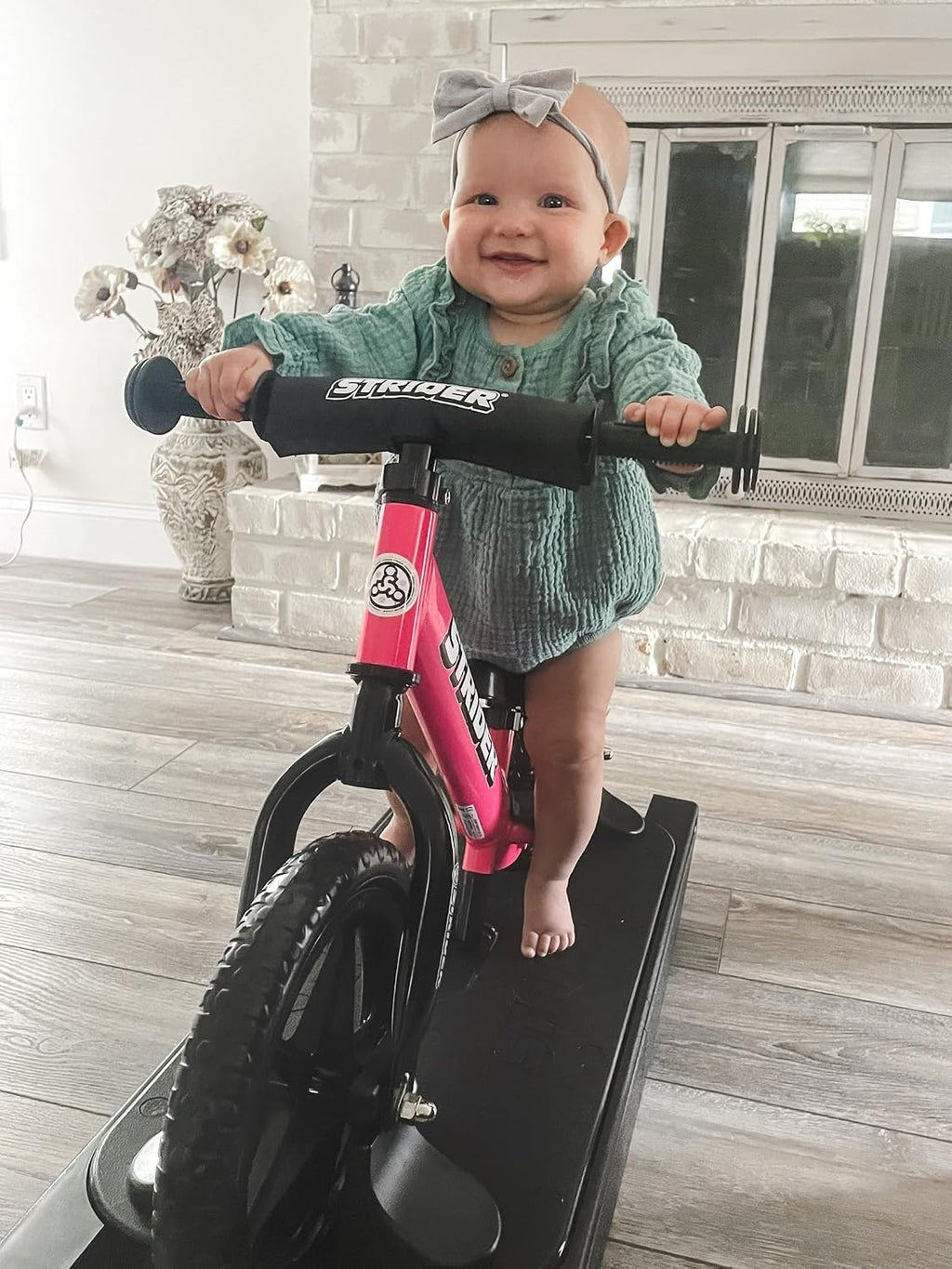 Strider Sport 2-in-1 Rocking Bike - Helps Teach Baby How to Ride a Balance Bicycle - for Kids 6 Months to 4 Years - Easy Assembly & Adjustments