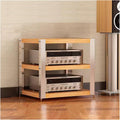 AV Media Shelf for DVD Players - Game Console - TV Box - Cable Box - WiFi Router - Stereo Racks - Audio Equipment Stands Professional 16 22 32in - 1/2/3-Tier(2 Tier)