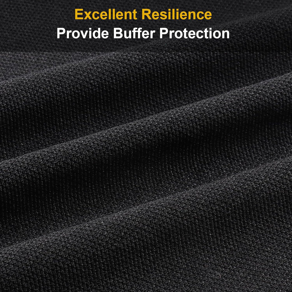 10yard Acoustic Mesh Fabric, Transparent Acoustic Grill Cloth, Breathable for Replacement Speaker Grill Cloth Furniture Upholstery DIY Projects Renovation Speaker Cabinets Black (360' x 54')