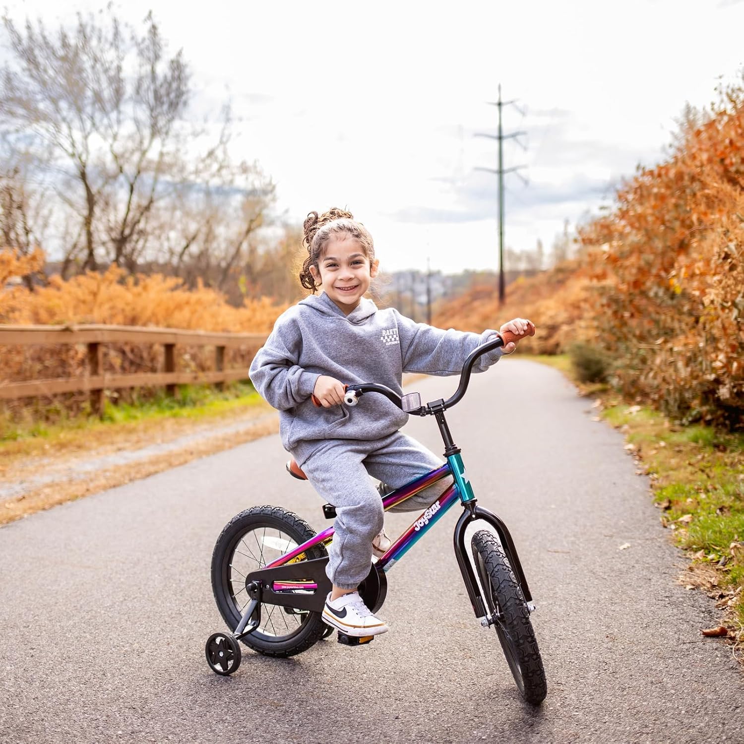 JOYSTAR Kids Bike for Ages 2-12 Years Old Boys Girls, 12-20 Inch BMX Style Kid's Bikes with Training Wheels, Children Bicycle for Kids and Toddler, Multiple Colors