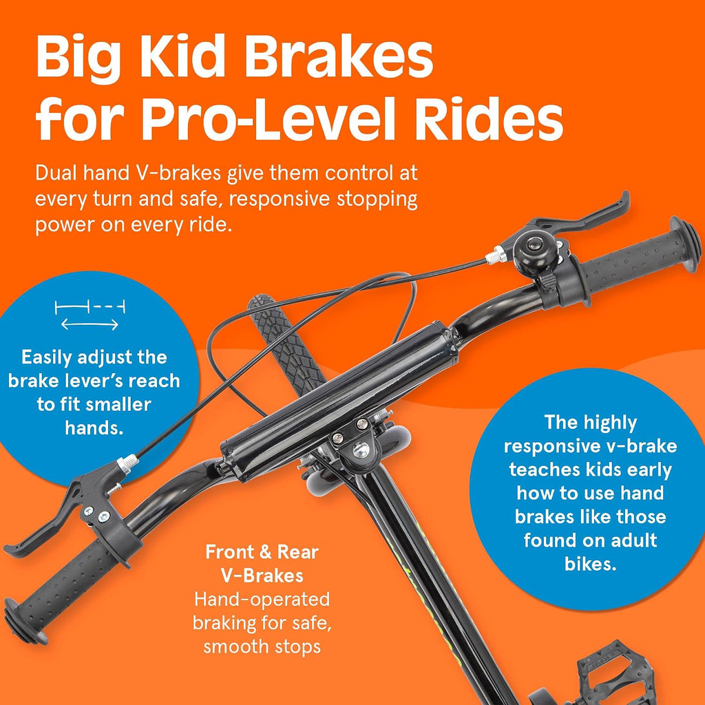 Retrospec Koda Plus Kids Bike for Boys & Girls Ages 6-8 Years - Children's Bicycle, Adjustable Seat & Handlebars