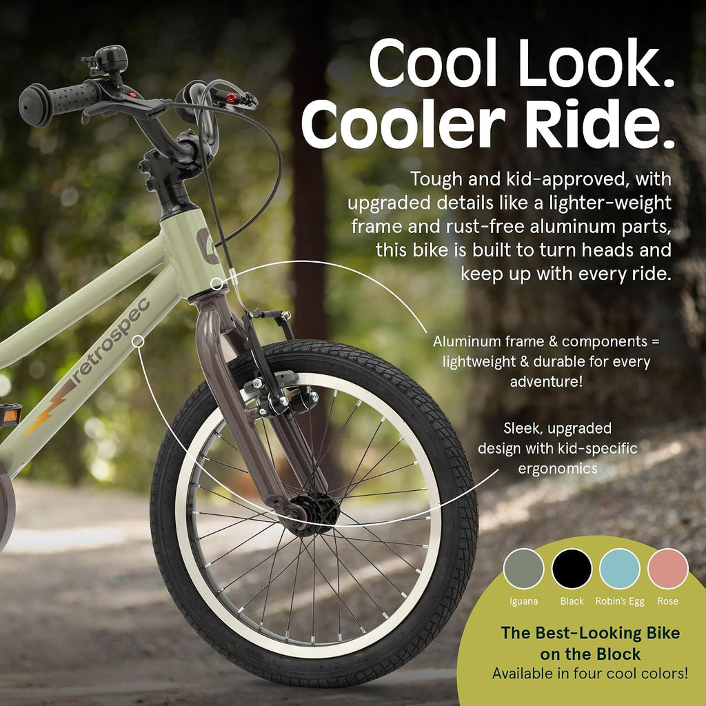 Retrospec Koda Plus Kids Bike for Boys & Girls Ages 4-6 Years - Children's Bicycle, Adjustable Seat & Handlebars