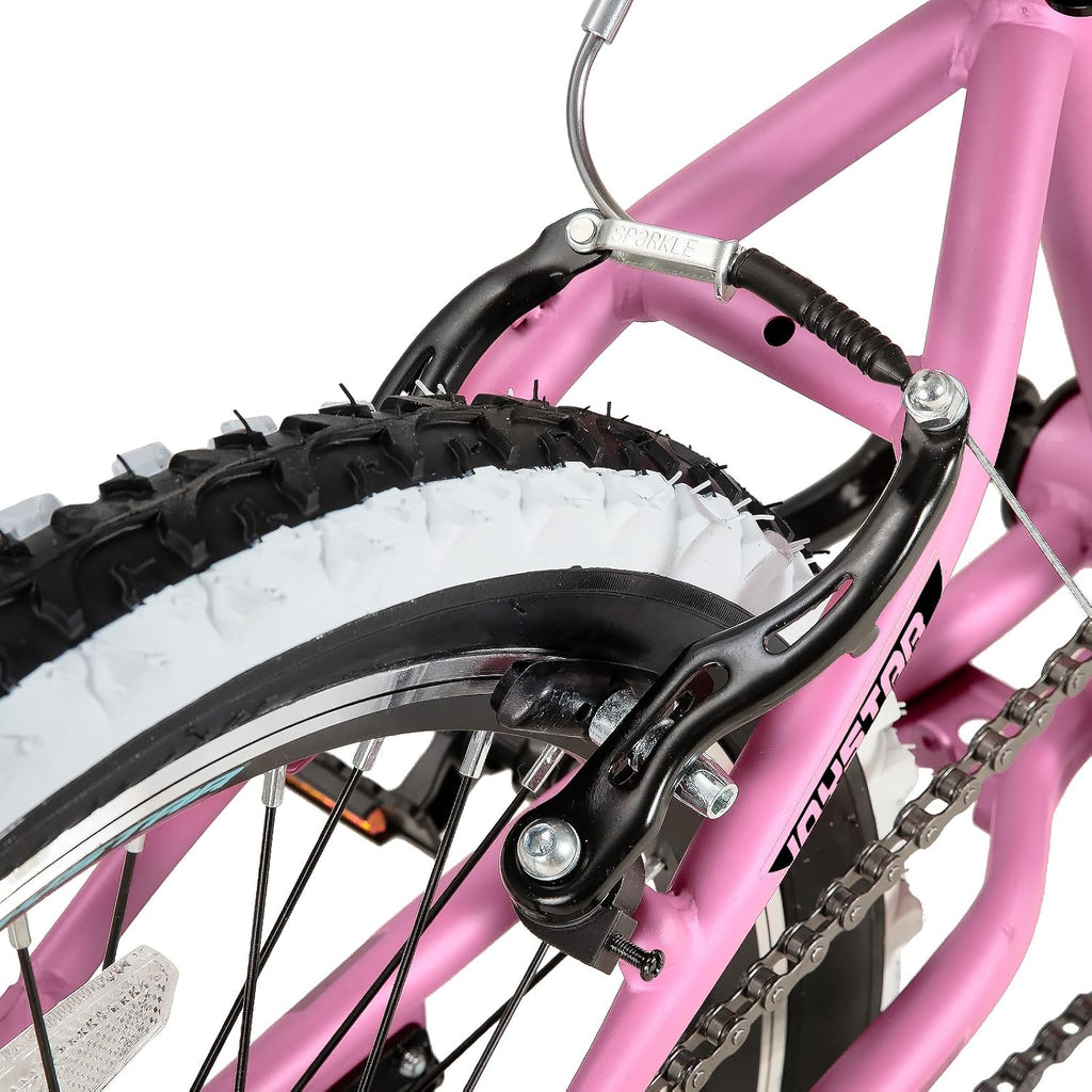 JOYSTAR Lubbock 20 24 Inch Kids Bike for Boys & Girls Ages 7-12 Years Hardtail Mountain Bike for Kids with 1-Speed/7-Speed Drivetrain, White Wall Knobby Tires, Kids' Bicycle