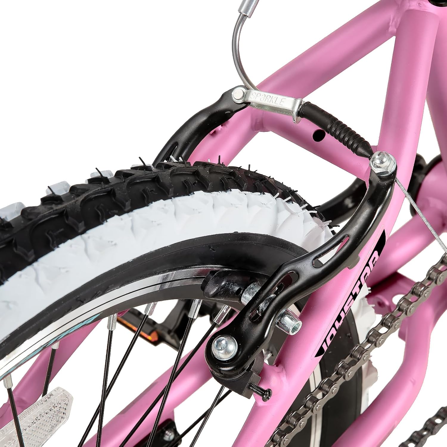 JOYSTAR Lubbock 20 24 Inch Kids Bike for Boys & Girls Ages 7-12 Years Hardtail Mountain Bike for Kids with 1-Speed/7-Speed Drivetrain, White Wall Knobby Tires, Kids' Bicycle