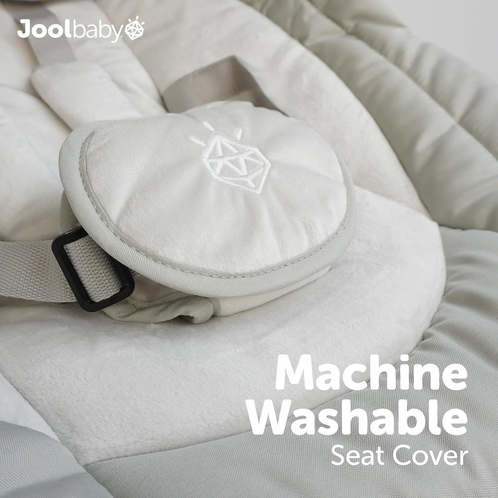 Jool Baby Nova Swing for Newborns - Electric Motorized Infant Swing, Bluetooth Music, 10 Preset Melodies, Remote (Updated Model, Sage)