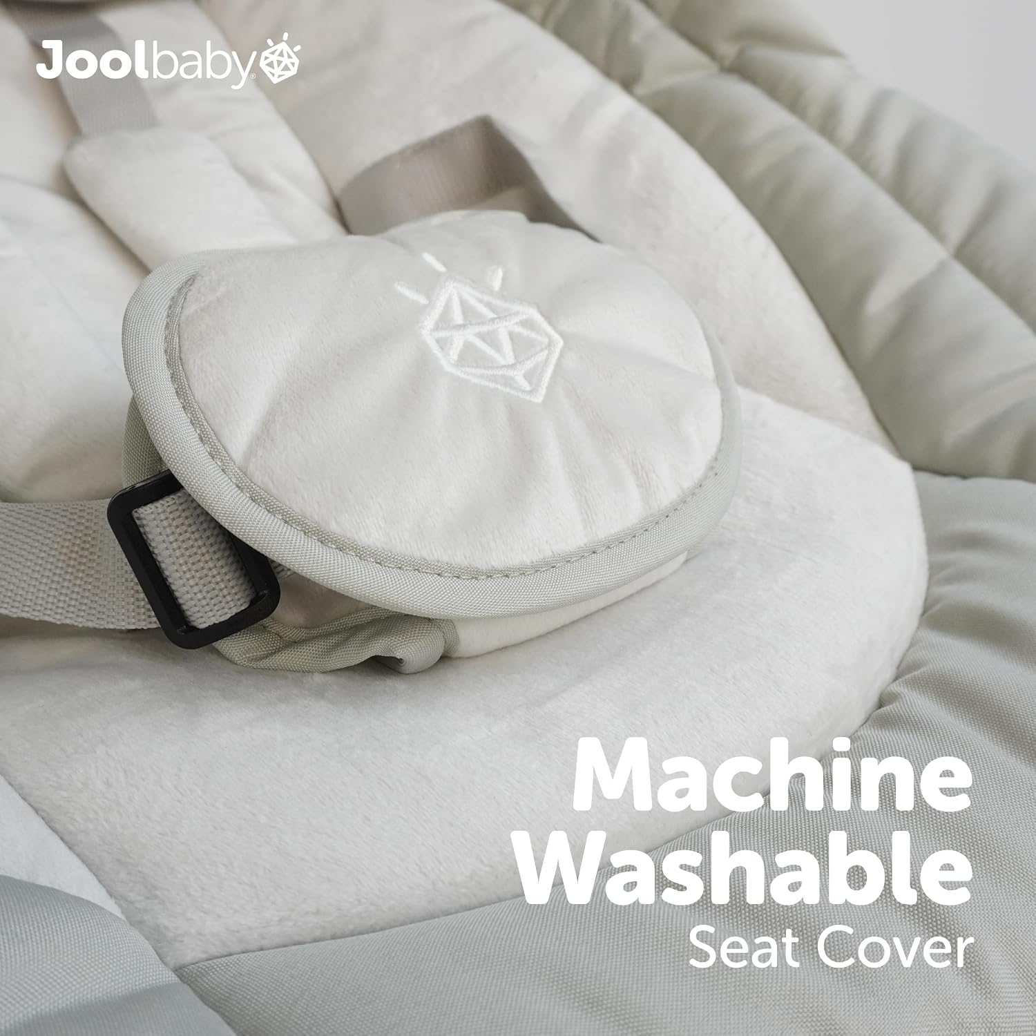Jool Baby Nova Swing for Newborns - Electric Motorized Infant Swing, Bluetooth Music, 10 Preset Melodies, Remote (Updated Model, Sage)