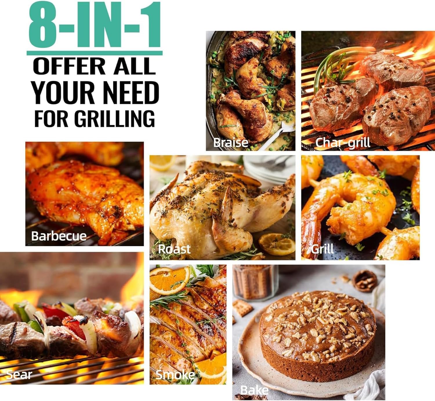 Z GRILLS 2025 Pellet Grill & Smoker with PID 3.0 Controller, Dual-walled Insulation, Meat Probes, Huge Storage, Hopper Clean-out including Grill Cover and More
