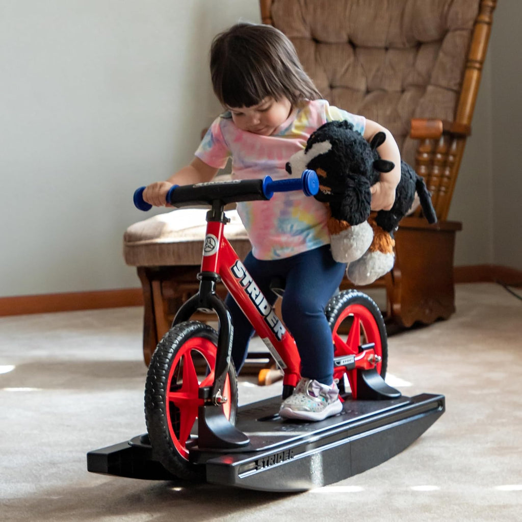 Strider Sport 2-in-1 Rocking Bike - Helps Teach Baby How to Ride a Balance Bicycle - for Kids 6 Months to 4 Years - Easy Assembly & Adjustments