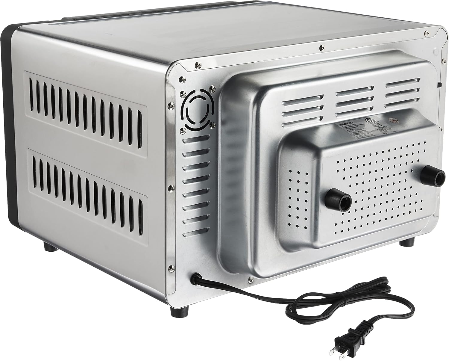 GoWISE USA 25-Quart Air Fryer Oven & Professional Dehydrator with 3 Heating Elements & Rotisserie, 12 Functions, Preheat & 5 Cooking Levels – Fits 12-Inch Pizza, 11 Accessories and Stainless Steel