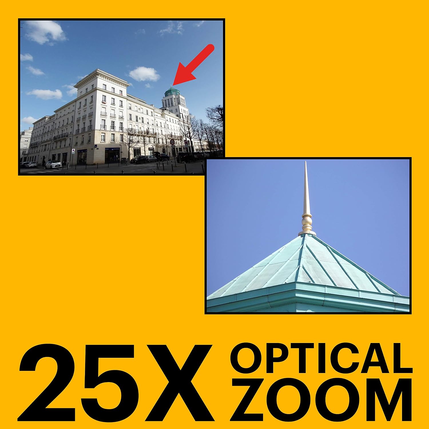 Kodak PIXPRO AZ255-BK 16MP Digital Camera 25X Optical Zoom 24mm Wide Angle Lens Optical Image Stabilization 1080P Full HD Video 3' LCD Vlogging Camera (Black)