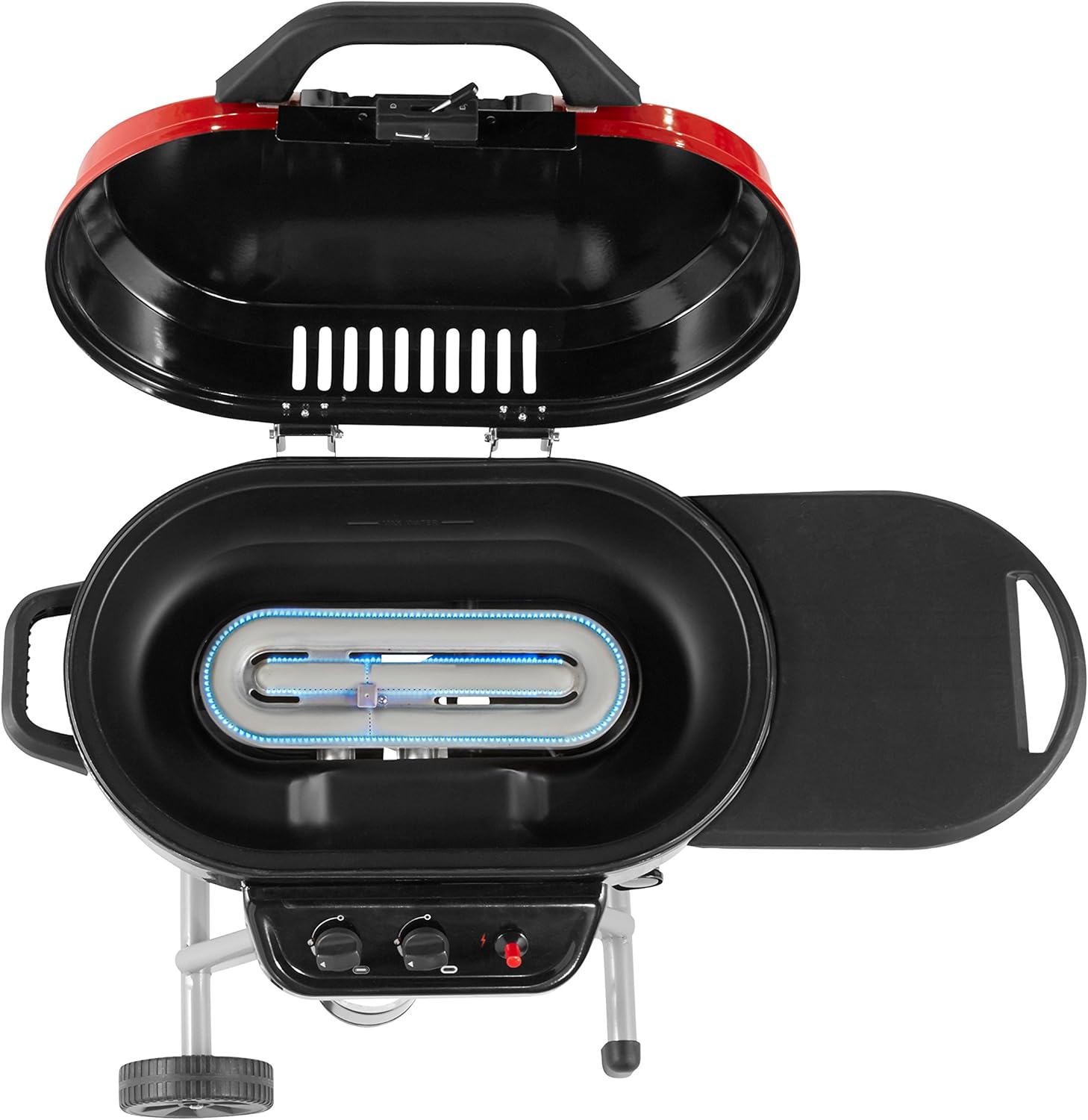 Coleman RoadTrip 225 Portable Propane Grill, 2-Burner Gas Grill with Matchless Ignition & Adjustable Temperature Control, 11,000 BTUs of Power for Grilling, Tailgating, Camping, BBQ, & More