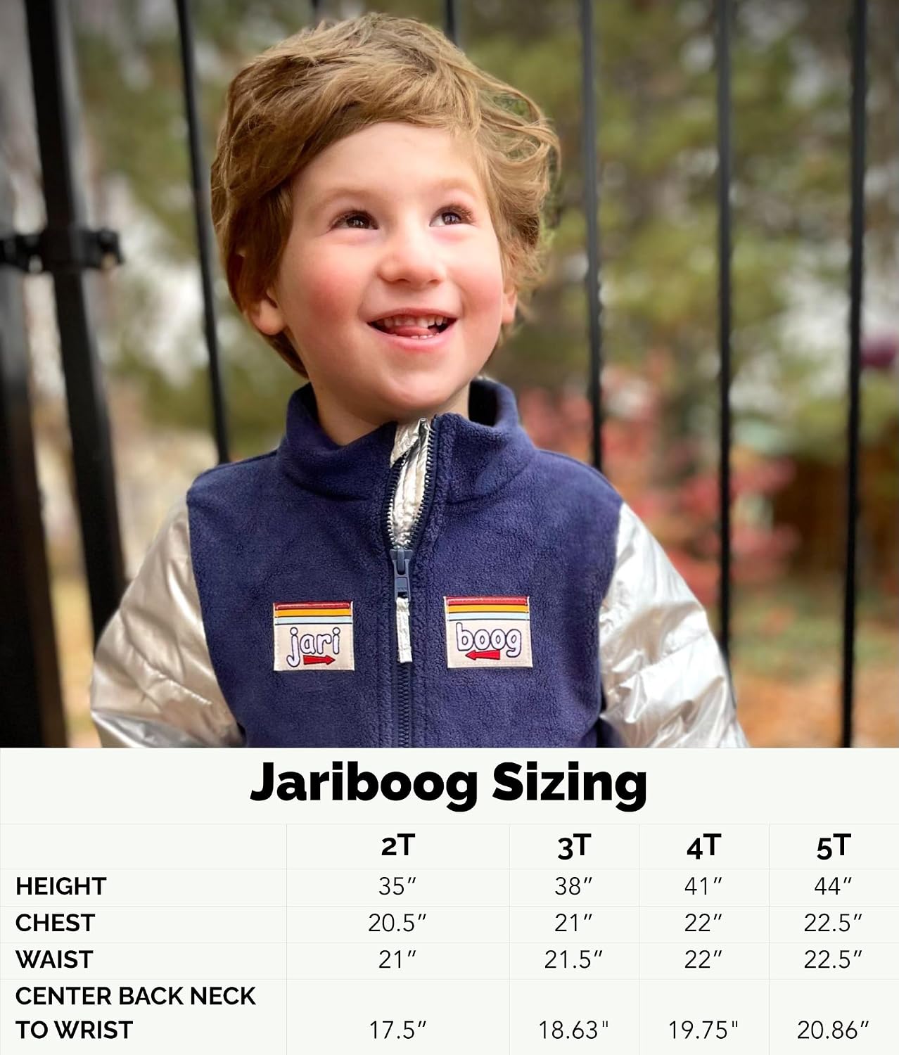 Jariboog Car Seat Coat - 3in1 Toddler Winter Jacket | Boys or Girls | Jacket with Removable Outer Vest