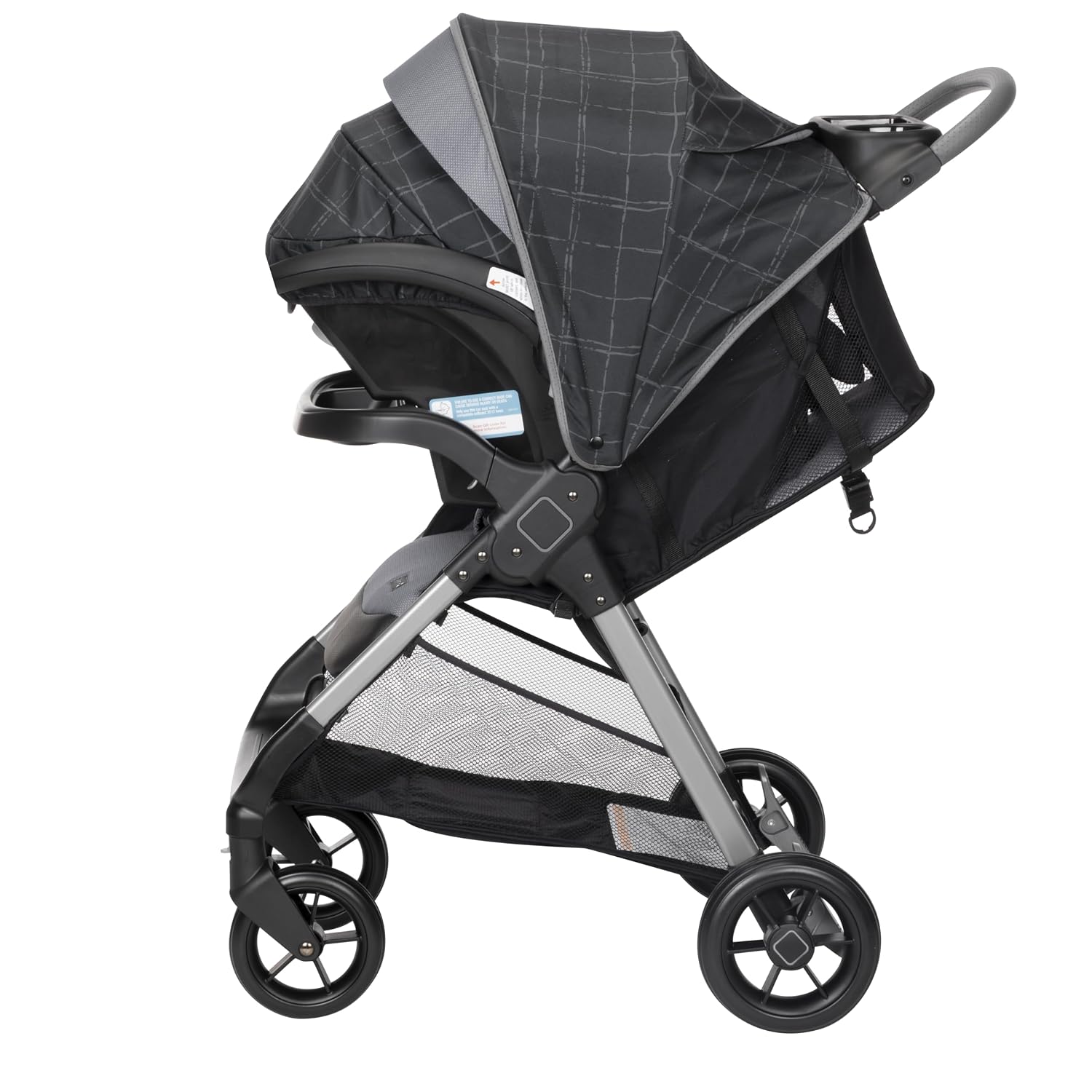 Safety 1st Smooth Ride QCM Travel System, Fast, 1-Hand Lift to fold, High Street