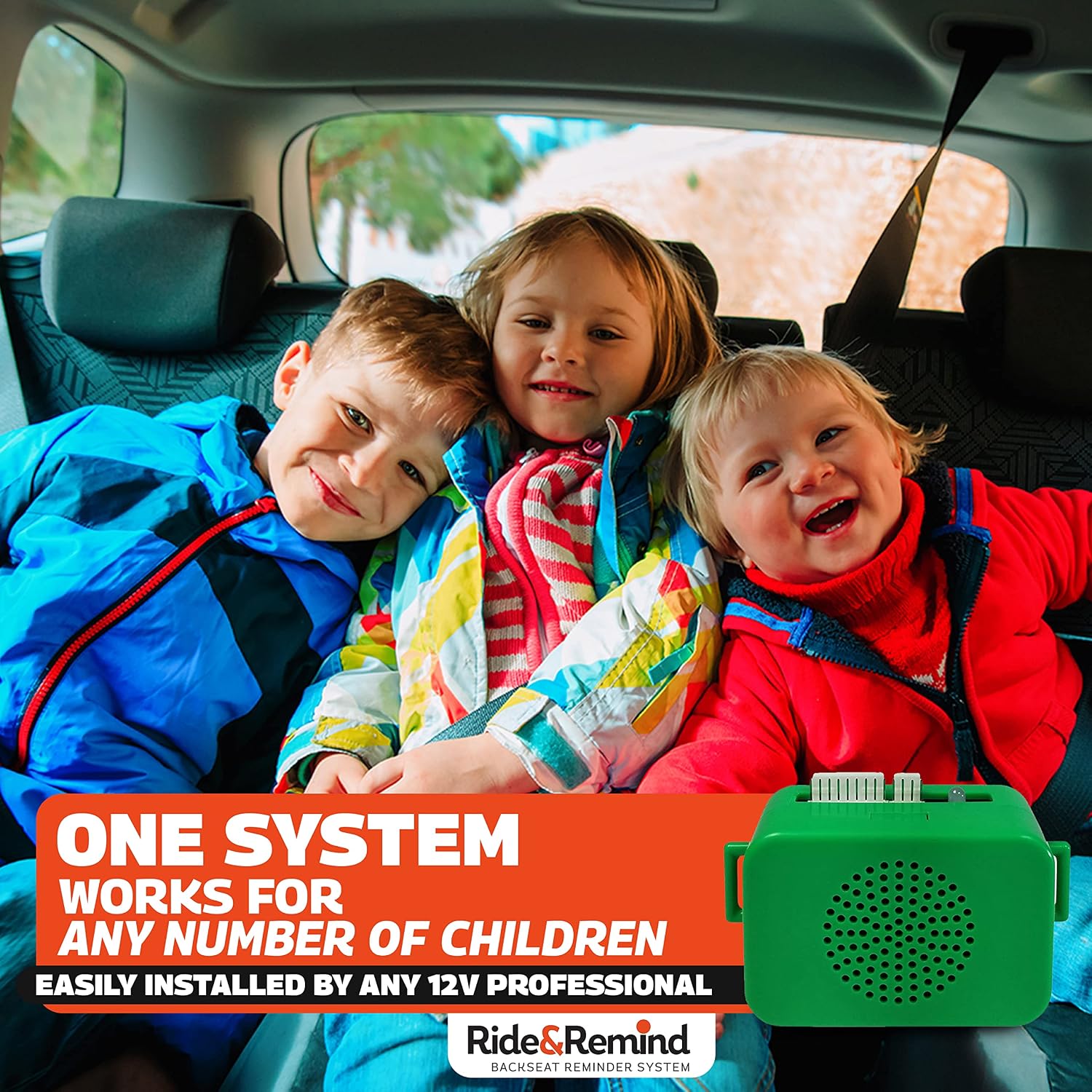 Car Alarm - Back Seat Reminder System - Baby Car Seat Reminder Alarm - Perfect for Children & Pets (Must be Professionally Installed)