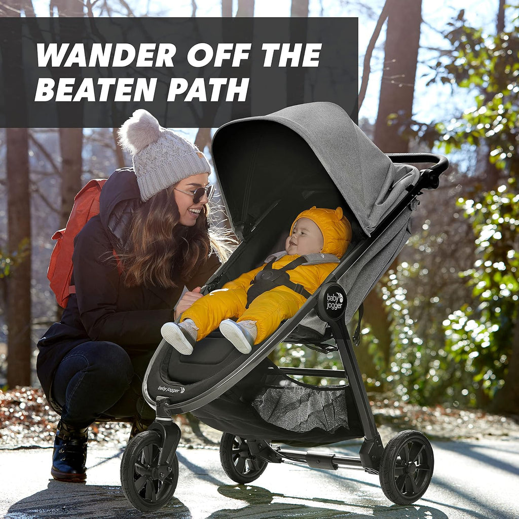 Baby Jogger® City Mini GT2 All-Terrain Travel System, Car Seat Stroller Combo with City GO 2 Infant Car Seat, One Hand Fold Baby Stroller, Amazon Exclusive Pike Fashion with Belly Bar