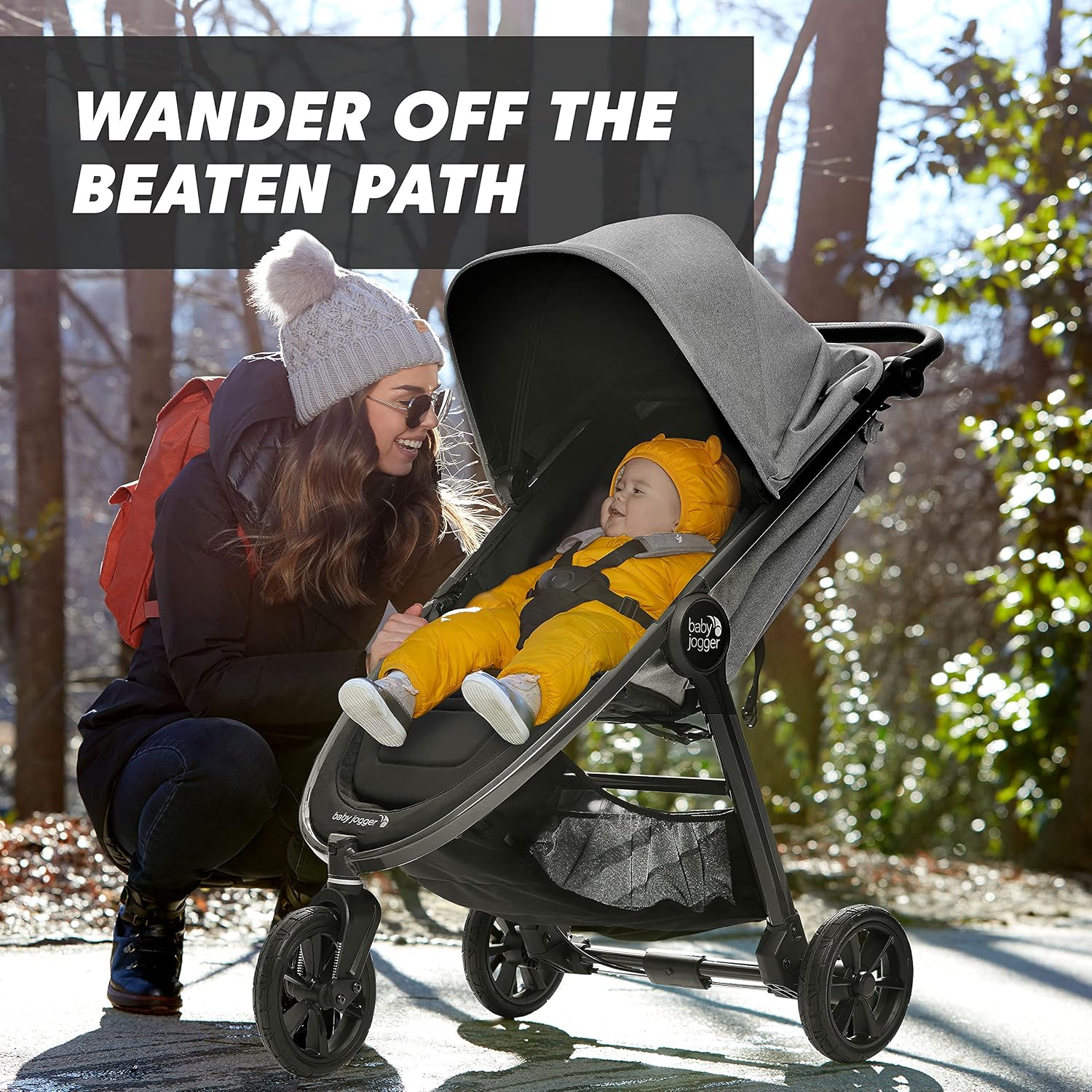Baby Jogger® City Mini GT2 All-Terrain Travel System, Car Seat Stroller Combo with City GO 2 Infant Car Seat, One Hand Fold Baby Stroller, Amazon Exclusive Pike Fashion with Belly Bar