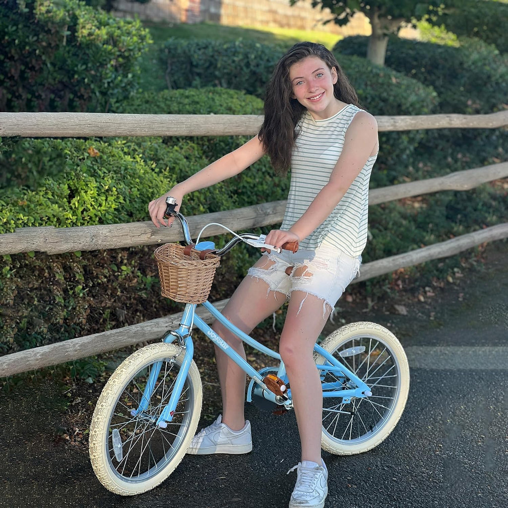 JOYSTAR Girls Bike for 2-12 Years Old Toddlers and Kids, 12' 14' 16' 18' 20' Retro Style Kids Bike with Training Wheels, 18 20 Inch Children Bicycle with Kickstand