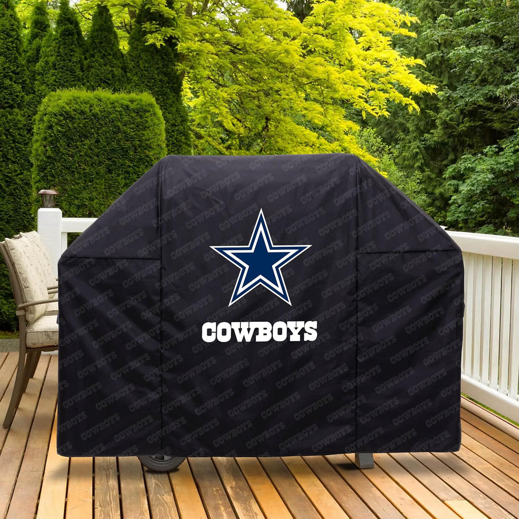 YouTheFan NFL Heavy Duty Waterproof Grill Cover – UV Resistant, Durable Polyester BBQ Cover, Weatherproof Protection for Outdoor Gas or Charcoal Grills, for Grills up to 5' Wide